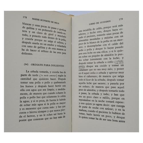 TRES LIBROS DE COCINA, HISTORIA Y RECETARIOS