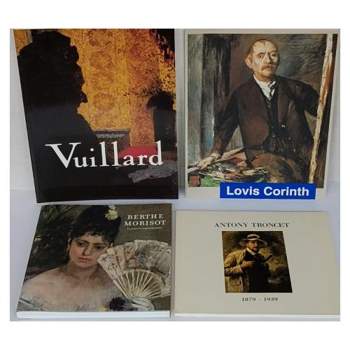 CUATRO LIBROS MONOGRÁFICOS SOBRE PINTORES