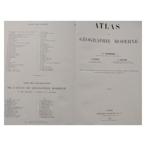 ATLAS DE GEOGRAPHIE MODERNE
