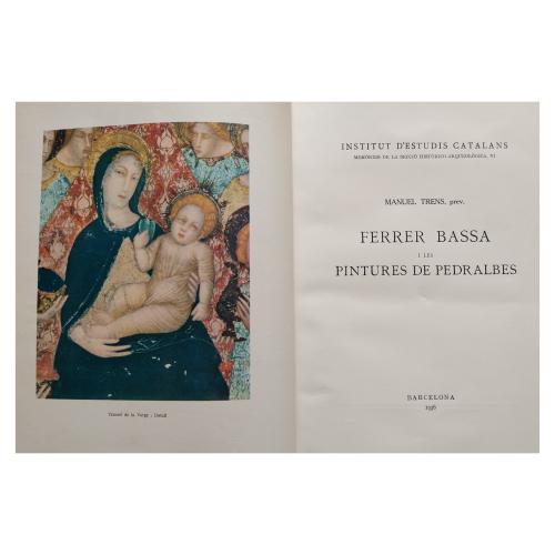 FERRER BASSA I LES PINTURES DE PEDRALBES