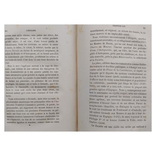 L'ESPAGNE. MOEURS ET PAYSAGES. HISTOIRE ET MONUMENTS
