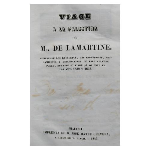 VIAJE A LA PALESTINA
