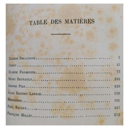 PEINTRES FRANÇAIS CONTEMPORAINS