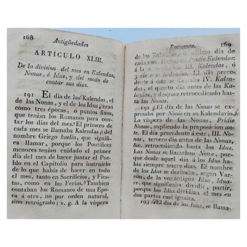 COMPENDIO DE LAS ANTIGÜEDADES ROMANAS