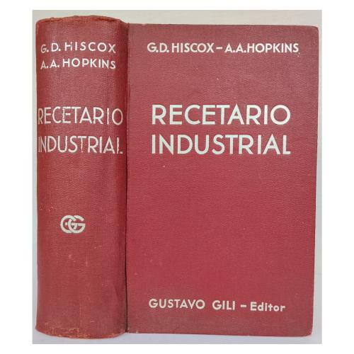 RECETARIO INDUSTRIAL