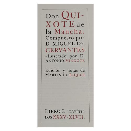 DON QUIJOTE DE LA MANCHA