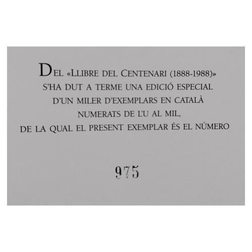 EXPOSICIÓ UNIVERSAL DE BARCELONA. LLIBRE DEL CENTENARI 