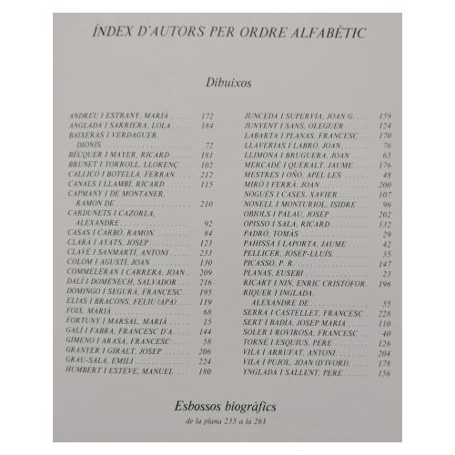 50 DIBUIXANTS DE CATALUNYA QUE FORMAREN EPOCA (1867 - 1936)