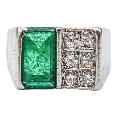 SORTIJA CON DIAMANTES DE LOS AÑOS 40