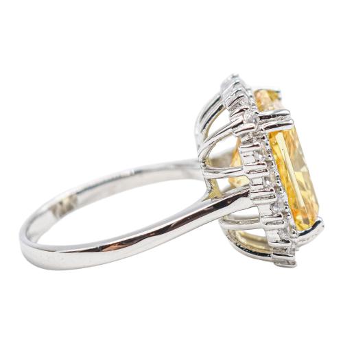 ANILLO ROSETÓN CON CIRCONITAS