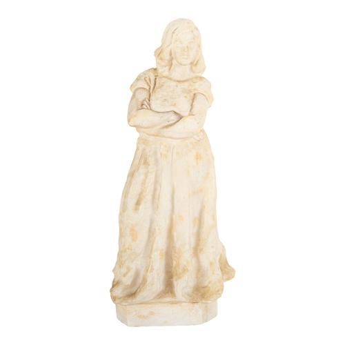 FIGURA EN MARMOL BLANCO DEL ÚLTIMO TERCIO DE S. XX