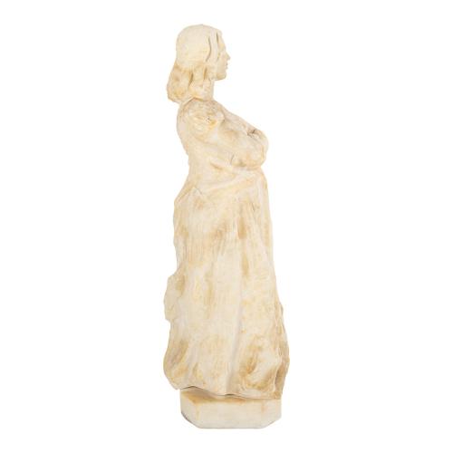 FIGURA EN MARMOL BLANCO DEL ÚLTIMO TERCIO DE S. XX