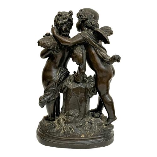 FIGURA EN BRONCE DEL PRIMER TERCIO DE SIGLO XX