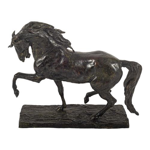 FIGURA DE CABALLO EN BRONCE DE MEDIADOS S. XX