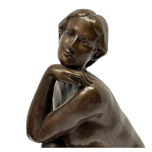 FIGURA EN BRONCE DEL ÚLTIMO TERCIO DE SIGLO XX