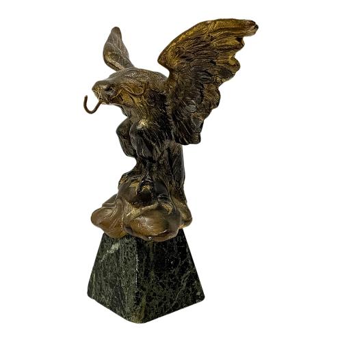 FIGURA DE ÁGUILA DE ESCUELA FRANCESA DE FINALES S. XIX