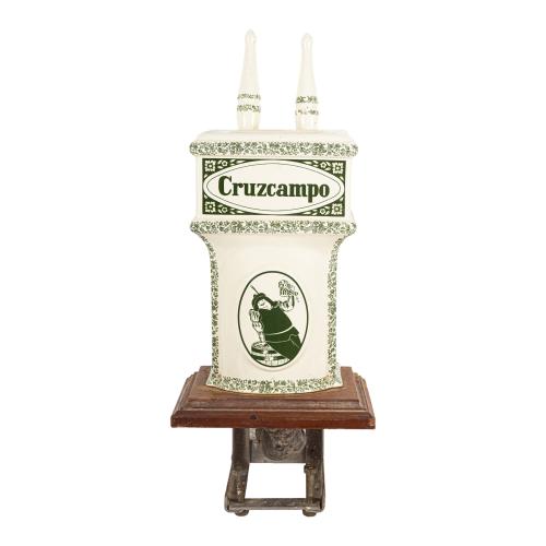 EXPENDEDOR DE CERVEZA DE LOZA DE LA CARTUJA DE SEVILLA
