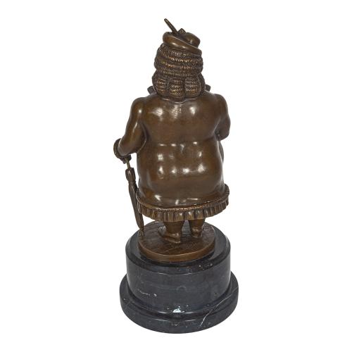 FIGURA EN BRONCE S.XX