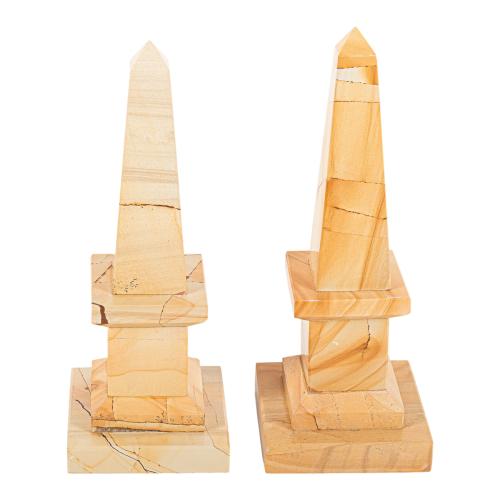 PAREJA DE OBELISCOS DECORATIVOS 