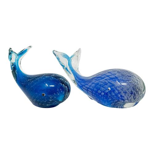 PAREJA DE FIGURAS EN CRISTAL DE MURANO 