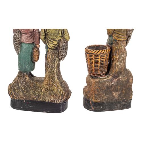 CONJUNTO DE FIGURAS EN TERRACOTA DE LA SEGUNDA MITAD DEL S.X