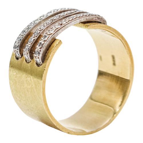 ANILLO CON BRILLANTES