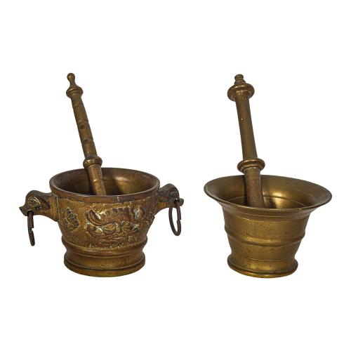 COLECCIÓN DE CINCO MORTEROS DE LOS S. XVIII-XIX