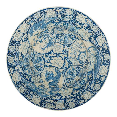 PLATO DE LOZA INGLESA MASON´S DE PRINCIPIOS S. XX