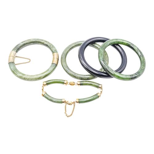 CINCO PULSERAS ORIENTALES