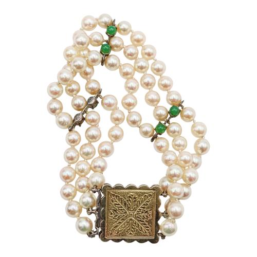 PULSERA DE PERLAS DE LOS AÑOS 50