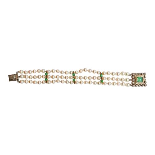 PULSERA DE PERLAS DE LOS AÑOS 50