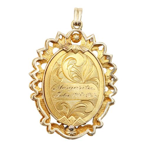 MEDALLA DEVOCIONAL DE MEDIADOS S.XX