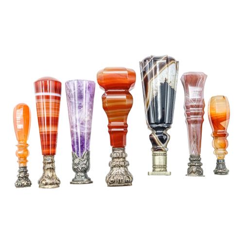 COLECCIÓN DE SELLOS PARA LACRE, DEL S.XIX-XX