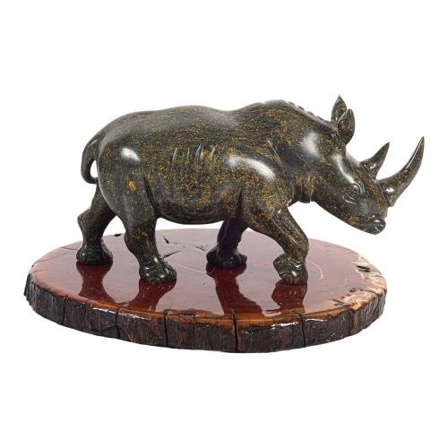 FIGURA DE HIPOPÓTAMO DEL ÚLTIMO TERCIO DE S. XX