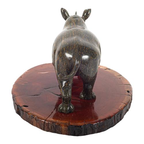 FIGURA DE HIPOPÓTAMO DEL ÚLTIMO TERCIO DE S. XX