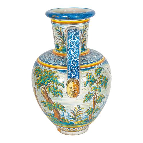 JARRA EN CERÁMICA DE TALAVERA DE MEDIADOS DE S. XX