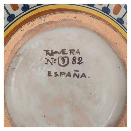 JARRA EN CERÁMICA DE TALAVERA DE MEDIADOS DE S. XX