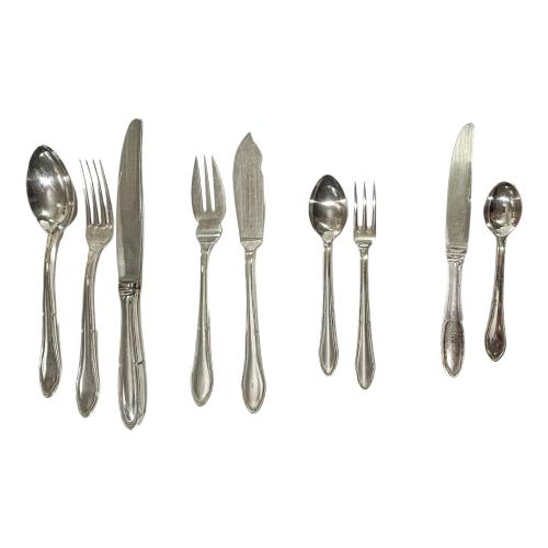 CUBERTERIA DE PLATA DE MEDIADOS DE SIGLO XX