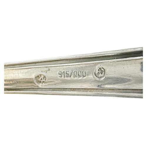 CUBERTERIA DE PLATA DE MEDIADOS DE SIGLO XX