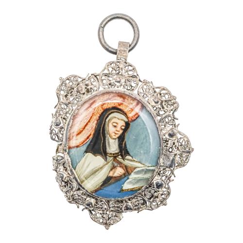 MEDALLÓN DEVOCIONAL DEL S.XVIII-XIX