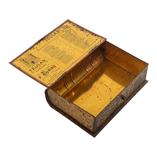 CAJA DE HOJALATA ESTAMPADA DEL PRIMER CUARTO S. XX