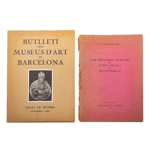 DOS LIBROS DE ARTE CATALÁN