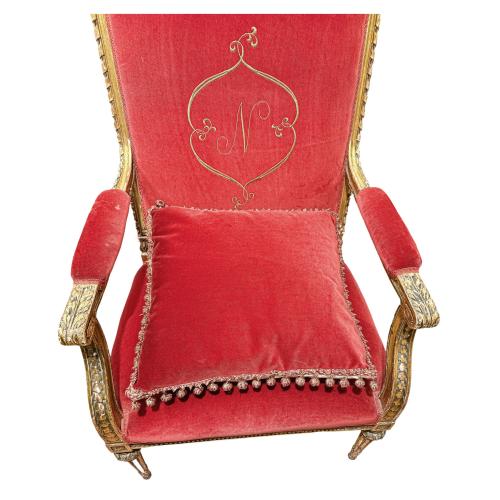 PAREJA DE SILLONES ESTILO LUÍS XVI