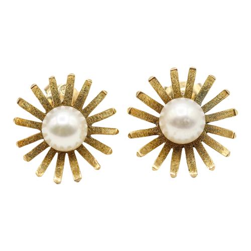 PENDIENTES CON PERLAS, AÑOS 60-70