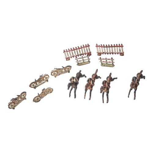 CONJUNTO DE FIGURITAS DE PLOMO DE MEDIADOS DEL S.XX