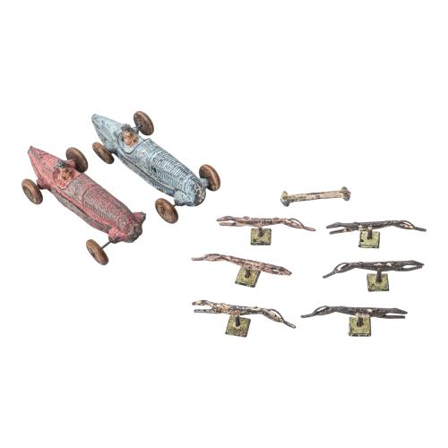 CONJUNTO DE FIGURITAS DE PLOMO DE MEDIADOS DEL S.XX