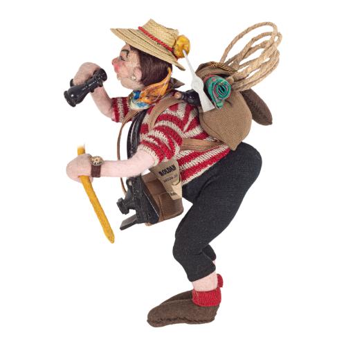 EXCURSIONISTA  FIGURA COLECCIÓN DE LOS AÑOS CINCUENTA