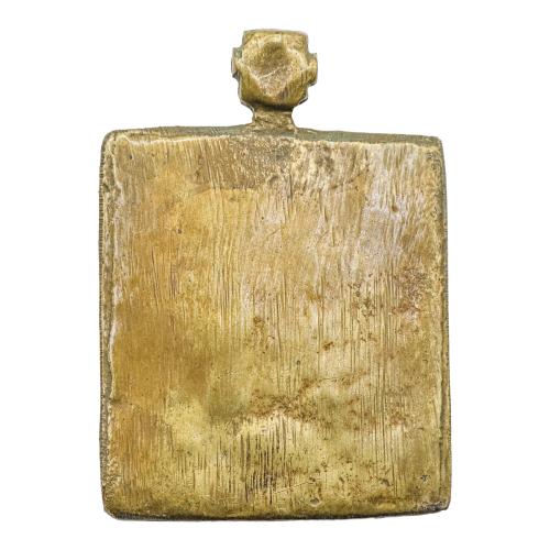 PEQUEÑO ICONO RUSO DE PECTORAL DEL SIGLO XIX