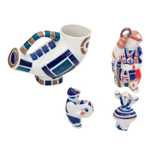 CONJUNTO DE PIEZAS DE PORCELANA DE SARGADELOS