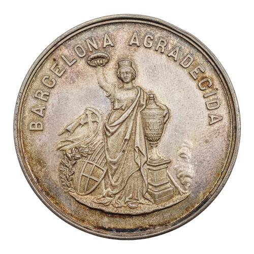 MEDALLA COMEMORATIVA "BARCELONA AGRADECIDA"